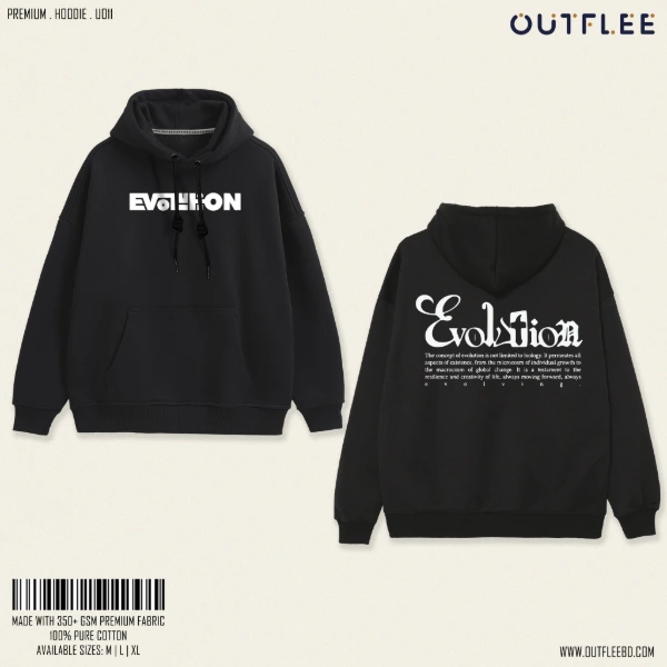 Evolution Black Hoodie
