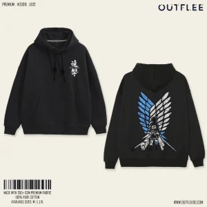 Attack On Titan Black Hoodie
