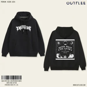 Trust Issue Black Hoodie